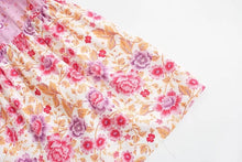 Load image into Gallery viewer, Pink floral print,Boho sundress,Boho maxi dress