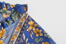 Load image into Gallery viewer, Floral Print,Bohemian Mini Dress,Boho Sundress