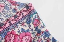 Load image into Gallery viewer, Floral print ,Bohemian maxi dresses,Boho Sundress
