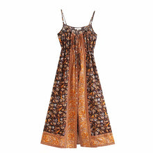 Load image into Gallery viewer, Floral Print,Bohemian Dresses,Boho Maxi Dress