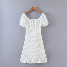 Load image into Gallery viewer, Mini Dress, Boho Sundress,Solid ruffles
