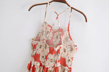 Load image into Gallery viewer, Floral Print,Vintage Sundress,Boho Maxi Dress