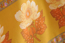Load image into Gallery viewer, Yellow Floral Print,Bohemian Maxi Dress ,Boho Dress