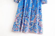 Load image into Gallery viewer, Floral Print,Bohemian Midi Sundress,Boho Dress