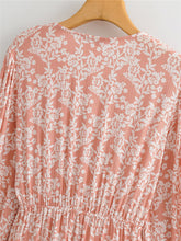 Load image into Gallery viewer, Mini Dress, Boho Sundress,Floral print
