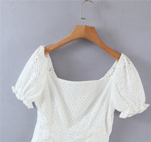 Load image into Gallery viewer, Mini Dress, Boho Sundress,Solid ruffles