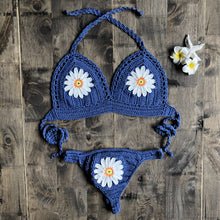 Load image into Gallery viewer, Hollow floral Pattern,Bikini Swimsuit,Biquini Swim Beachwear