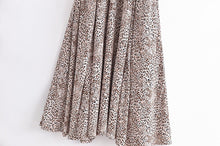 Load image into Gallery viewer, Leopard print ,Bohemian maxi dress, Boho sundress