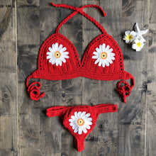 Load image into Gallery viewer, Hollow floral Pattern,Bikini Swimsuit,Biquini Swim Beachwear