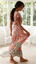 Load image into Gallery viewer, Maxi Dress, Boho Sundress,Floral print