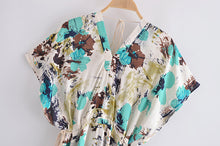 Load image into Gallery viewer, Floral Print,Bohemian Maxi Dress,Boho Sundress