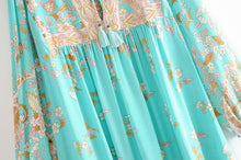 Load image into Gallery viewer, Floral Print,Bohemian Midi Sundress,Boho Dress