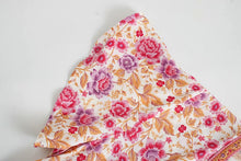 Load image into Gallery viewer, Floral Print V-neck,Boho Sundress,Boho Mini Dress