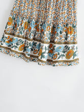 Load image into Gallery viewer, Boho Sets,Mini Skirt and Tops,Wild Flowers