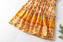 Load image into Gallery viewer, Boho Skirt, Mini Skirt, Wild Flower