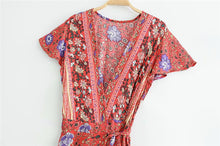 Load image into Gallery viewer, Floral Print ,Bohemian Maxi Dress,Boho Dress