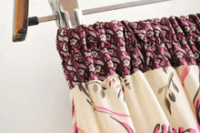 Load image into Gallery viewer, Boho Skirt, Maxi Skirt, Green Wild Flower