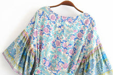 Load image into Gallery viewer, Mini Dress, Boho Sundress,Floral Print