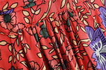 Load image into Gallery viewer, Floral Print ,Bohemian Maxi Dress,Boho Dress