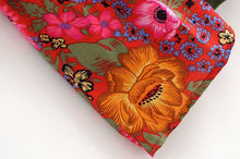 Load image into Gallery viewer, Red Floral Print,Bohemian Maxi Sundress,Boho Dress