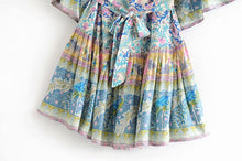 Load image into Gallery viewer, Mini Dress, Boho Sundress,Floral Print