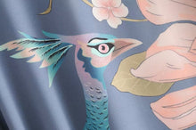 Load image into Gallery viewer, Boho Kimono ,Bikini Cover-ups,Peacock Flower