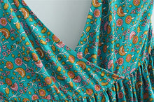 Load image into Gallery viewer, Strap Mini Dress, Boho Dress,Floral Print