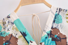 Load image into Gallery viewer, Floral Print,Bohemian Maxi Dress,Boho Sundress