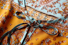 Load image into Gallery viewer, Boho Blouse, Vintage Blouse,Floral Print