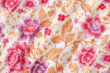 Load image into Gallery viewer, Floral peacock printed ,Boho skirt ,Vintage Maxi skirt