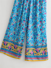 Load image into Gallery viewer, Boho Sets, Floral Print ,Pants and Tops Outfits