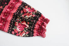 Load image into Gallery viewer, Boho Blouse, Vintage Blouse,Floral Print