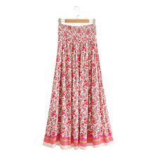 Load image into Gallery viewer, Boho Skirt, Maxi Skirt, Wild Flower