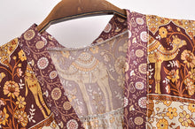 Load image into Gallery viewer, Floral Print , Bohemian Sundress,Boho Maxi Dress