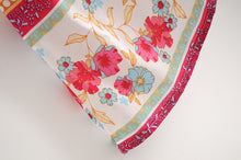 Load image into Gallery viewer, Pink Floral Print,Bohemian Midi Sundress,Boho Dress