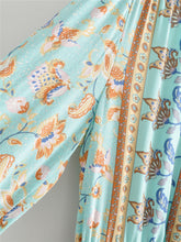 Load image into Gallery viewer, Floral Print,Bohemian Maxi Sundress,Boho Dress