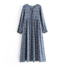 Load image into Gallery viewer, Maxi Dress, Boho Sundress,Floral Print