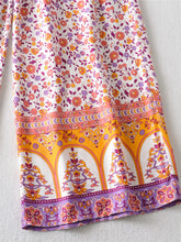 Load image into Gallery viewer, Boho Sets, Pink Floral Print ,Pants and Tops