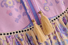 Load image into Gallery viewer, Boho Blouse, Vintage Blouse,Floral Print