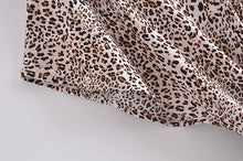 Load image into Gallery viewer, Leopard Floral Print ,Maxi Dress, Beach Boho Dress