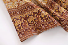 Load image into Gallery viewer, Floral print , Bohemian Robe ,Boho Kimono