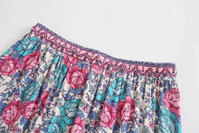 Load image into Gallery viewer, Floral Print ,Bohemian Skirt,Boho Maxi Skirt