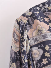 Load image into Gallery viewer, Grey Floral Print,Bohemian Maxi Dress,Boho Dress