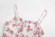 Load image into Gallery viewer, Pink Floral Print,Boho Sundress,Boho Maxi Dress