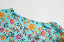 Load image into Gallery viewer, Maxi Dress, Boho Sundress,Floral Print