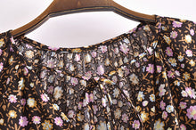 Load image into Gallery viewer, Floral Print, Bohemian Blouses, Boho Shirts