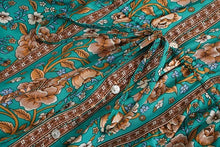 Load image into Gallery viewer, Mini Dress, Boho Dress, Sundress,Rose Print