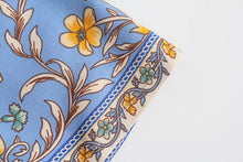 Load image into Gallery viewer, Floral Print,Bohemian Mini Dress,Boho Sundress