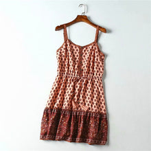 Load image into Gallery viewer, Strapless Mini Dress, Boho Dress