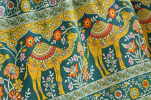 Load image into Gallery viewer, Camel Floral Print,Bohemian Maxi skirt , Boho Skirt